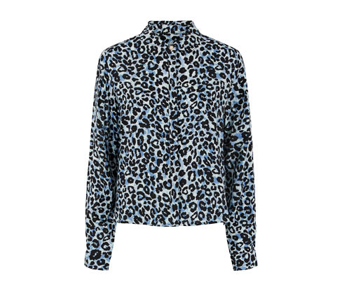 Tchibo - Košilová halenka - pro ženy - vel. 34 - barva: modrá