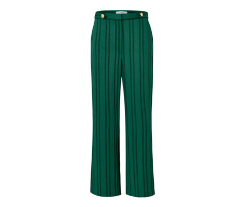 Tchibo - Pruhované kalhoty - pro ženy - vel. 34 - barva: černá/s proužky