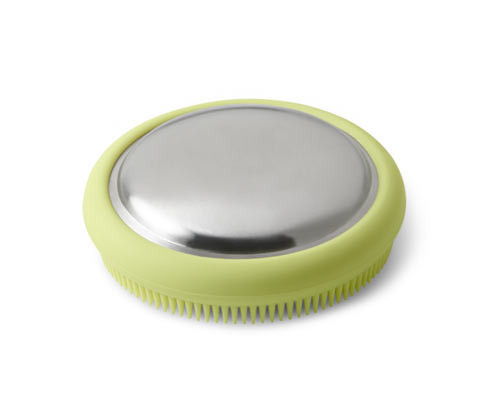 Tchibo - Nerezové mýdlo s funkcí kartáče - barva: zelená