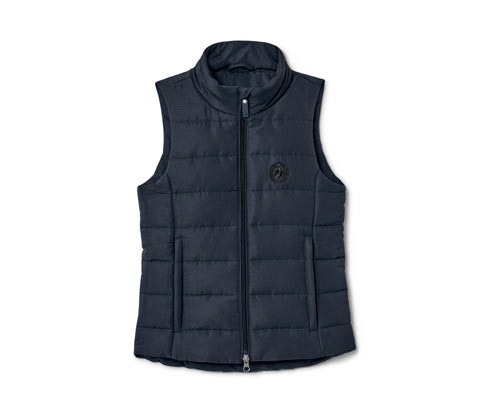 Tchibo - Dětská jezdecká vesta - pro dívky - vel. 110/116 - barva: modrá