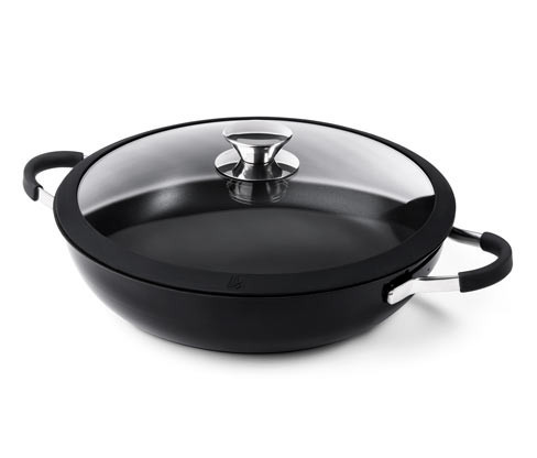 Tchibo - Servírovací pánev z ušlechtilé oceli - barva: černá