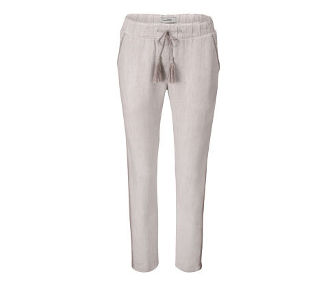 Tchibo - Lněné kalhoty - pro ženy - vel. 36 - barva: béžová