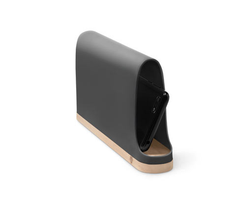 Tchibo - Držák na mobilní telefon se stíněním proti záření - barva: černá