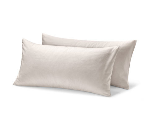 Tchibo - Povlaky na polštář z biberu - barva: šedá