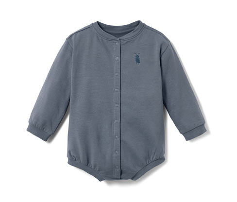 Tchibo - Dětské teplákové dupačky - pro miminko - vel. 50/56 - barva: modrá