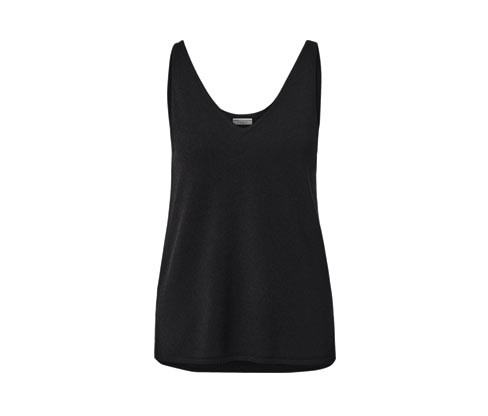 Tchibo - Pletený top - pro ženy - vel. S 36/38 - barva: černá