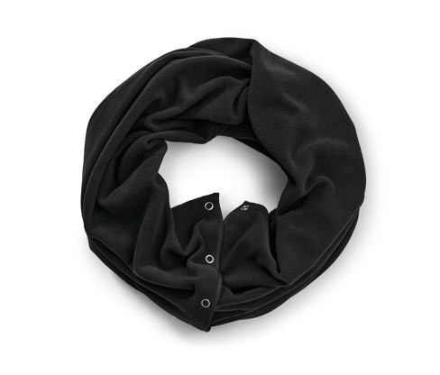 Tchibo - Oversize šála 3 v 1 - barva: černá