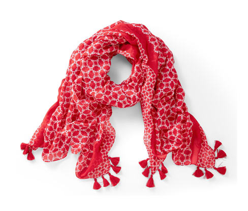 Tchibo - Multifunkční šátek - barva: bílá