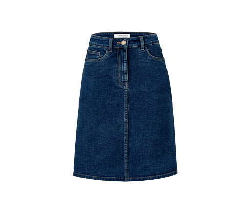 Tchibo - Džínová sukně - pro ženy - vel. 36 - barva: modrá