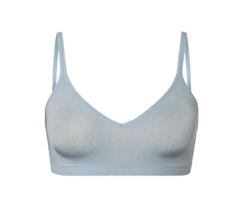 Tchibo - Bezešvá měkká podprsenka, modrá