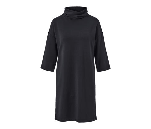 Tchibo - Teplákové šaty z modalové směsi - pro ženy - vel. S 36/38 - barva: černá