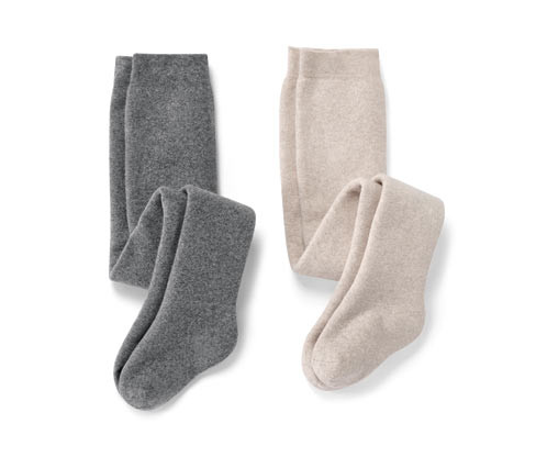 Tchibo - Dětské termopunčocháče - pro ženy - vel. 98/104 - barva: šedá/žakár