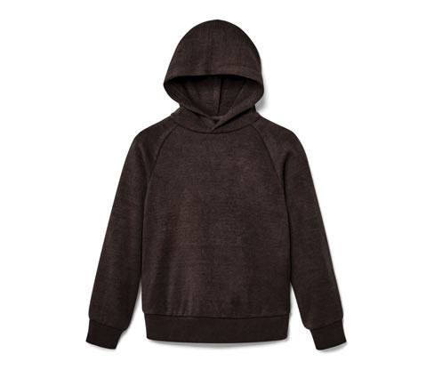 Tchibo - Dětská pletená mikina s kapucí - vel. 122/128 - barva: hnědá