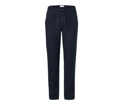 Tchibo - Lněné kalhoty chino - pro muže - vel. M 48/50 - barva: modrá