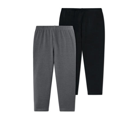 Tchibo - Dětské legíny v 3/4 délce - pro ženy - vel. 122/128 - barva: černá