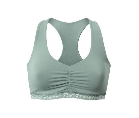 Tchibo - Podprsenka - pro ženy - vel. XS 32/34 - barva: zelená