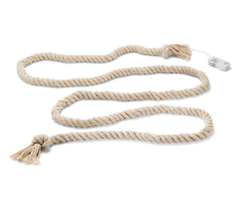 Tchibo - Světelný řetěz s LED »Lano« - barva: béžová