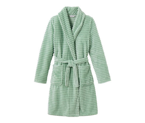 Tchibo - Měkoučký župan - pro ženy - vel. S 36/38 - barva: zelená