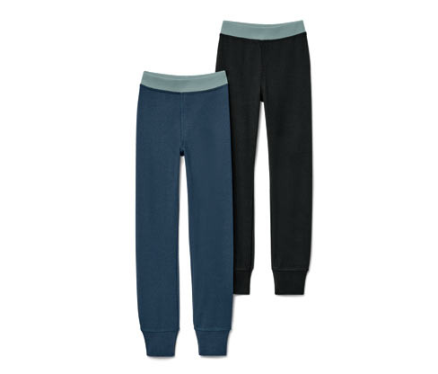 Tchibo - Dlouhé dětské zimní spodky - pro ženy - vel. 110/116 - barva: modrá