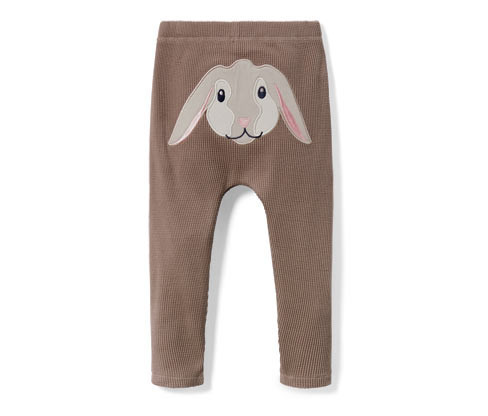 Tchibo - Dětské kalhoty - pro miminko - vel. 50/56 - barva: hnědá