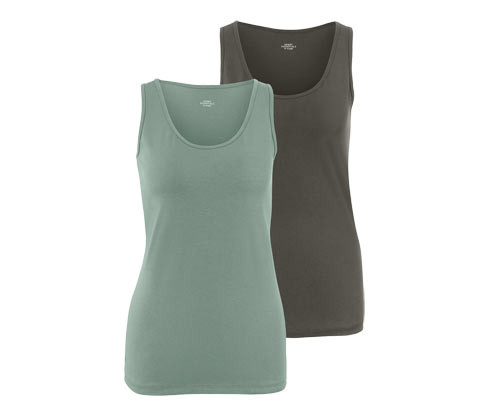 Tchibo - Topy - pro ženy - vel. XS 32/34 - barva: zelená