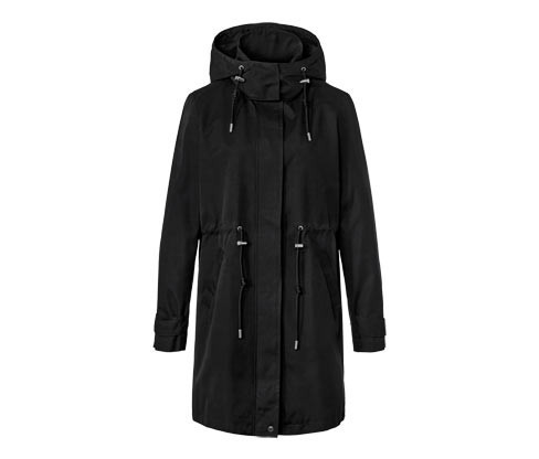 Tchibo - Parka s kapucí - pro ženy - vel. 36 - barva: černá