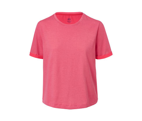 Tchibo - Funkční triko zkráceného střihu - pro ženy - vel. XS 32/34 - barva: růžová