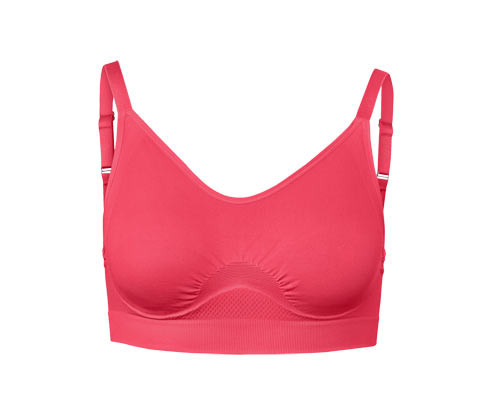 Tchibo - Bezešvá sportovní podprsenka - pro ženy - vel. S 36/38 - barva: červená