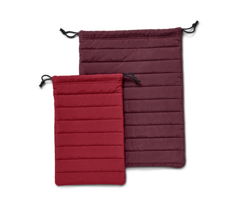 Tchibo - Prošívané organizéry 2 ks - barva: červená