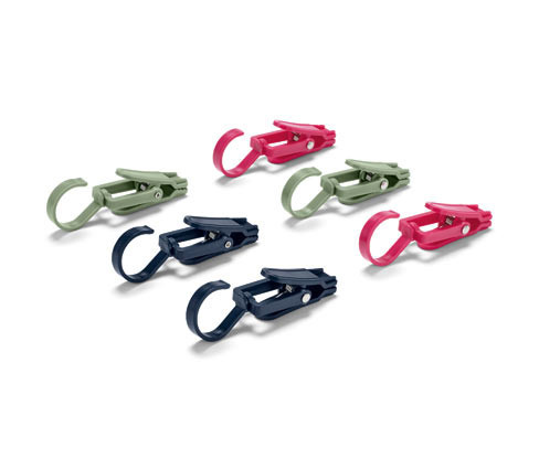 Tchibo - Klipsy pro venkovní použití - barva: modrá