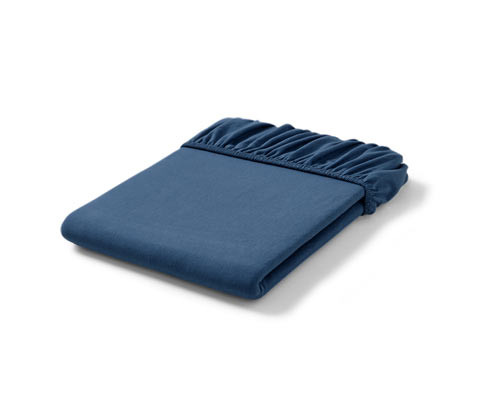 Tchibo - Napínací prostěradlo na podložku na matraci - barva: modrá