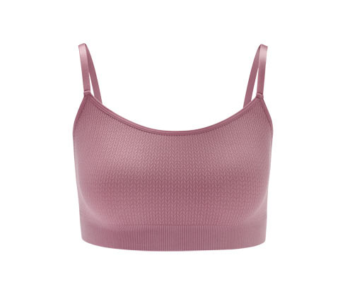 Tchibo - Strukturovaná bezešvá podprsenka - pro ženy - vel. S 36/38 - barva: fialová