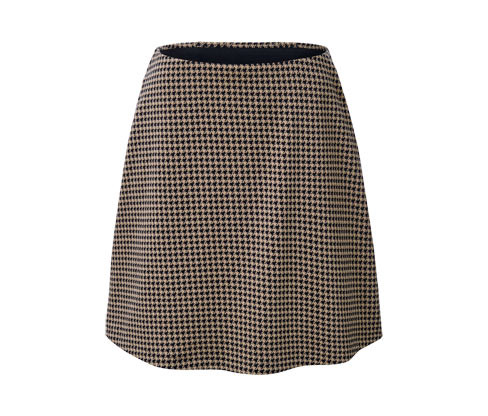 Tchibo - Tepláková sukně s žakárovým vzorem - pro ženy - vel. S 36/38 - barva: černá/žakár