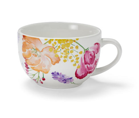 Tchibo - Šálek na kávu s mlékem - barva: bílá