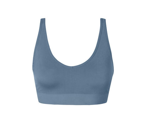 Měkká podprsenka s vycpávkami Schiesser - pro ženy - vel. S - barva: modrá