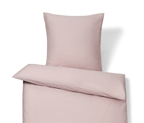 Tchibo - Povlečení z bavlněného saténu - barva: růžová