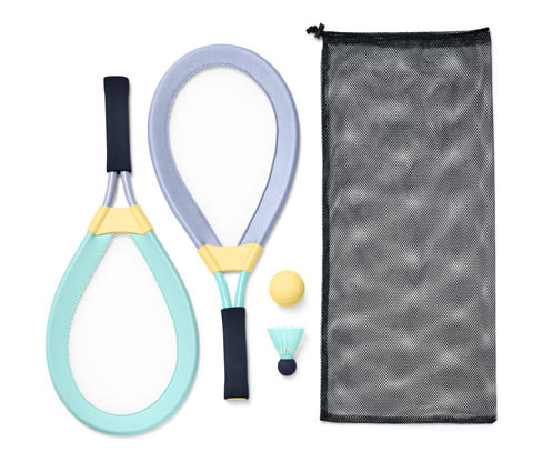 Tchibo - Badmintonová souprava XL - barva: modrá