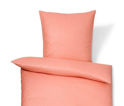 Tchibo - Krepové povlečení - barva: oranžová