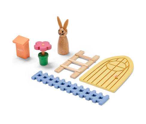 Tchibo - Dvířka pro velikonočního skřítka s doplňky - barva: vícebarevná