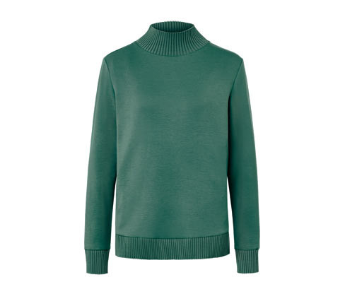 Tchibo - Svetr se stojáčkem - pro ženy - vel. S 36/38 - barva: zelená