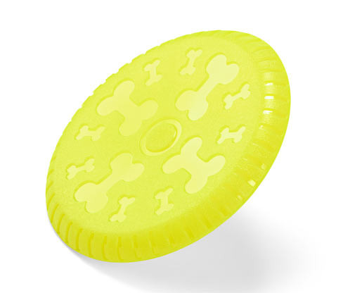 Tchibo - Létající talíř pro psy - barva: žlutá