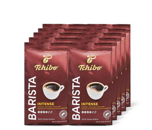 Tchibo Barista Intense - pražená mletá káva 10 x 250 g - Intenzita: 4/6