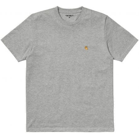 Triko Carhartt Wip Chase S/S - Šedá - L