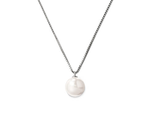 Tchibo - Náhrdelník - barva: bílá