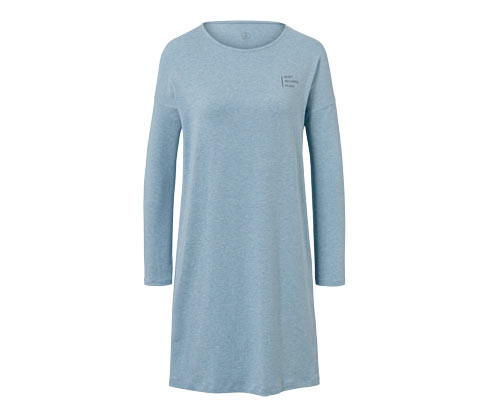 Tchibo - Noční košile - pro ženy - vel. S 36/38 - barva: modrá