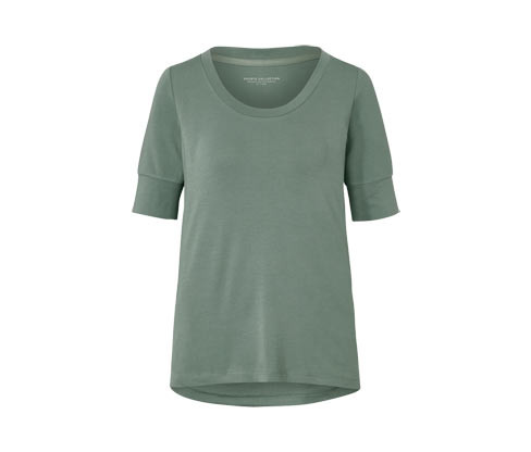 Tchibo - Funkční triko s polodlouhým rukávem - pro ženy - vel. XS 32/34 - barva: zelená