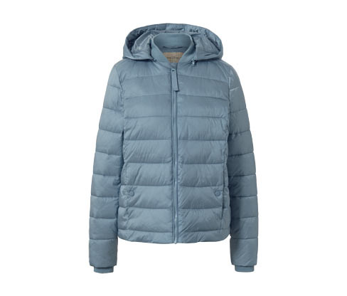 Tchibo - Prošívaná bunda s kapucí - pro ženy - vel. 36 - barva: modrá