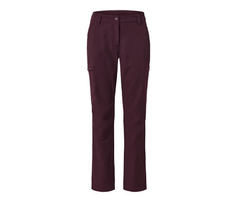 Tchibo - Softshellové kalhoty cargo - pro ženy - vel. 36 - barva: červená