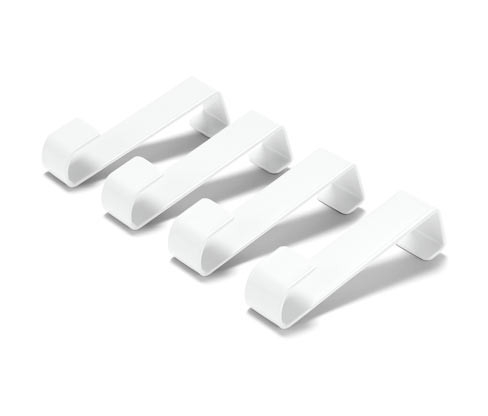 Tchibo - Háčky na dveře - barva: bílá