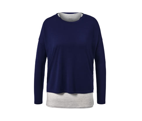 Tchibo - Sportovní triko 2 v 1 - pro ženy - vel. XS 32/34 - barva: šedá